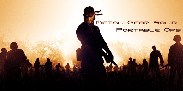 Metal Gear Solid Portable Ops para PSP